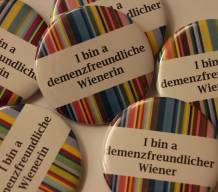 Foto: Button I bin a demenzfreundlicher Wiener